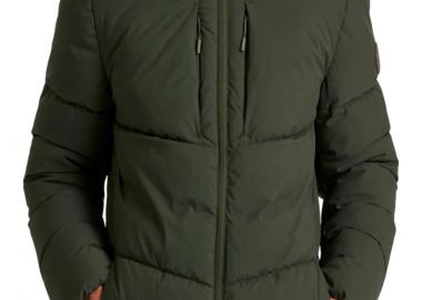 Μπουφάν Funky Buddha Outdoor Puffer FBM010-032-01-KHAKI Ανδρικό - Funky Buddha - 