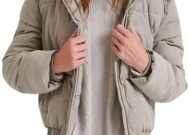 Μπουφάν Funky Buddha Puffer FBL010-106-01-GREY Γυναικείο - Funky Buddha - 