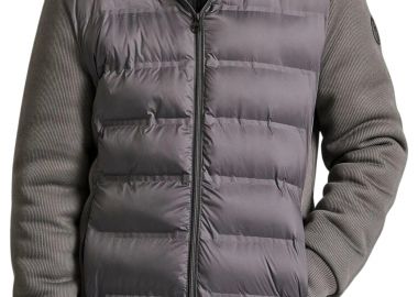 Μπουφάν Funky Buddha Σε Ριμπ Ύφανση FBM010-014-01-GREY Ανδρικό - Funky Buddha - 