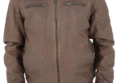 Μπουφάν Garage Fifty 5 Αποσπώμενη Kουκούλα G36-1214-TOBACCO Ανδρικό - Garage Fifty 5 - 