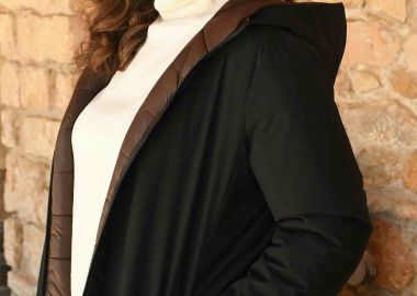 Μπουφάν καπιτονέ διπλής όψης -  - 