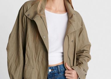 Μπουφάν λεπτό με λάστιχο στη μέση - 5206179072984 -  - 