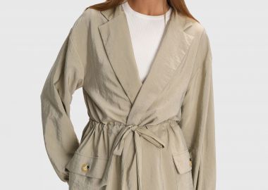 Μπουφάν λεπτό με ζώνη - 5206634957450 -  - 