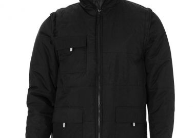Μπουφάν με Αποσπώμενα Μανίκια Detach-00103 About Basics Black - About Basics - 