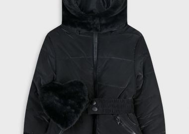 Μπουφάν με αποσπόμενη κουκούλα - ΜΑΥΡΟ 15-125300-1 - 15-125300-1-6-etwn-mayro - energiers - 