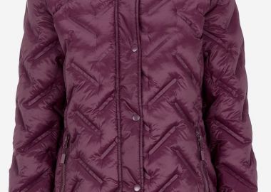 Μπουφάν με αποσπώμενη κουκούλα σε μωβ χρώμα -  - 