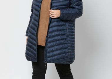 Μπουφάν με αποσπώμενη κουκούλα σε μπλε χρώμα -  - 