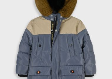 Μπουφάν με κουκούλα - ΑΝΘΡΑΚΙ 12-125101-1 - 12-125101-1-1-y-2-anthraki - energiers - 