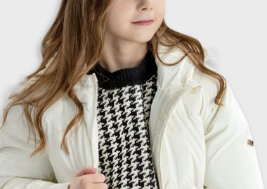 Μπουφάν με κουκούλα - Εκρού 16-125203-1 - 16-125203-1-16-etwn-ekroy - energiers - 