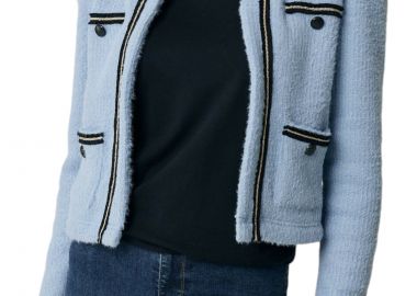 Μπουφάν Mexx Cropped Knitted TU0704036W-Greyish Blue Γυναικείο - Mexx - 