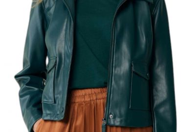 Μπουφάν Mexx Τύπου Δερμάτινο NO0706036W-Dark Green Γυναικείο - Mexx - 