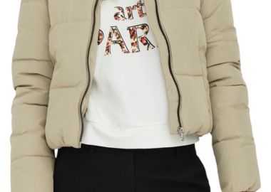 Μπουφάν Only Onldolly Short Puffer 15205371-Weathered Teak Γυναικείο - Only - 