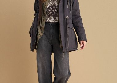 Μπουφάν παρκά με κουκούλα - 5206634994196 -  - 