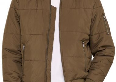 Μπουφάν Quilt Bomber TB1444 Urban Classics Black Olive - Urban Classics - 