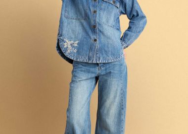 Μπουφάν τζιν με κεντήματα - 5206179079815 -  - 