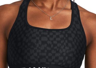 Μπουστάκι Under Armour Crossback Mid Print 1361042-007 Γυναικείο - Under Armour - 