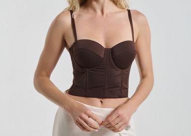 Μπούστο Corset Με Cups -  - 