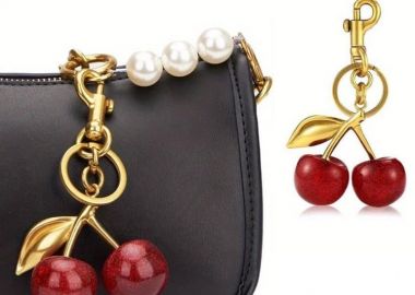 ΜΠΡΕΛΟΚ CHARM BAG - CHERRIE - fashionroom - 
