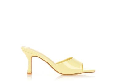 Mules λουστρίνι κίτρινα ΚΙΤΡΙΝΟ - Tsoukalas - 