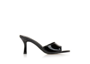 Mules λουστρίνι μαύρα ΜΑΥΡΟ - Tsoukalas - 