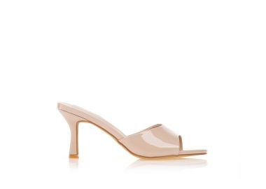 Mules λουστρίνι nude NUDE - Tsoukalas - 