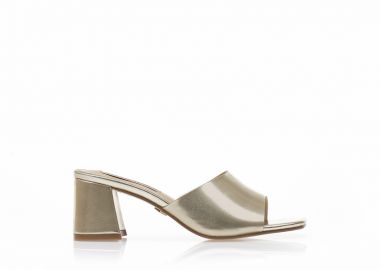 Mules TSOUKALAS χρυσά δερματίνη ΧΡΥΣΟ - Tsoukalas - 