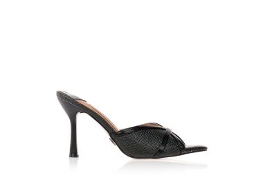 Mules TSOUKALAS μαύρα ψάθινα ΜΑΥΡΟ - Tsoukalas - 