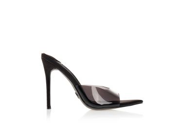 Mules TSOUKALAS με ανοιχτή μύτη ΜΑΥΡΟ - Tsoukalas - 