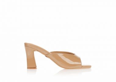 Mules TSOUKALAS μπεζ με χοντρό τακούνι ΜΠΕΖ - Tsoukalas - 