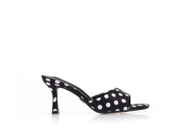 Mules TSOUKALAS πουά ΜΑΥΡΟ - Tsoukalas - 