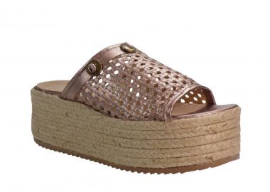 Musse&cloud Γυναικείες Παντόφλες FALIA 419 Ροζ Χρυσό - MUSSE&CLOUD - 