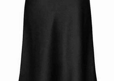 must have σατέν φούστα Julienne black - PerfectDress.gr - 