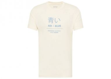 Mustang Ανδρικό T-shirt Κοντομάνικο Μπεζ 1013522 2013 - Mustang - 