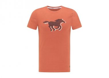 Mustang Ανδρικό T-shirt Κοντομάνικο Πορτοκαλί 10095317103 - Mustang - 