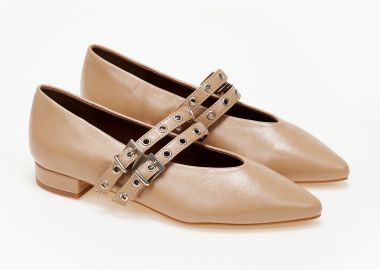 Μυτερά γοβάκια με μπαρέτα - Πούρο - Issue - 