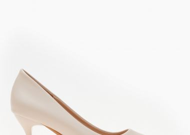 Μυτερές γόβες με λεπτό τακούνι - Μπεζ - Issue - 