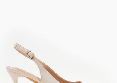 Mυτερές slingback γόβες - Μπεζ - Issue - 