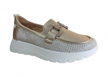 My soft Γυναικεία Παπούτσια Μοκασίνια 25M269 Πλατίνα - my soft - 