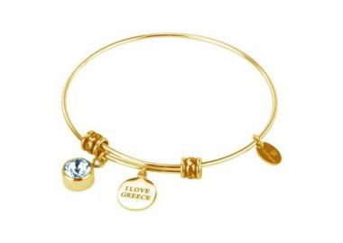 NATALIE GERSA Βραχιόλι από Ανοξείδωτο ατσάλι Gold NG-B0045 - Natalie Gersa - 