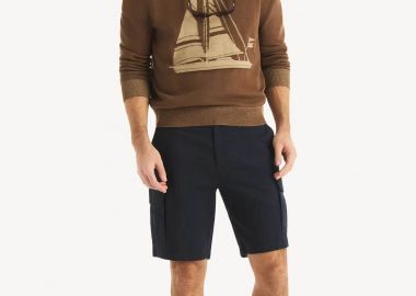 Nautica ανδρική βερμούδα cargo Classic Fit - BR6509 Μπλε Σκούρο - NAUTICA - 