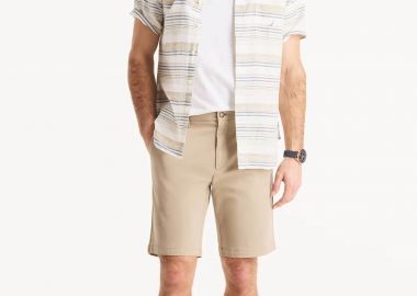 Nautica ανδρική βερμούδα chino Classic Fit - BR9102 Μπεζ - NAUTICA - 