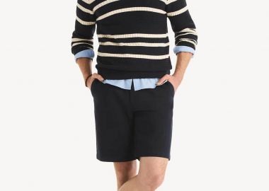 Nautica ανδρική βερμούδα chino Classic Fit - BR9102 Μπλε Σκούρο - NAUTICA - 