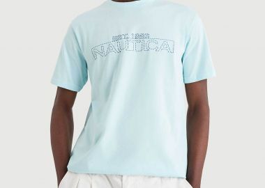 Nautica ανδρικό T-shirt με graphic print 