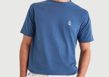 Nautica ανδρικό T-shirt με κεντημένο λογότυπο 