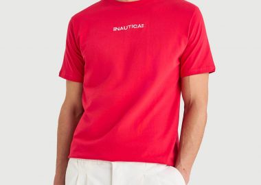 Nautica ανδρικό T-shirt με λογότυπο 