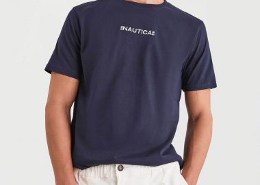 Nautica ανδρικό T-shirt με λογότυπο 
