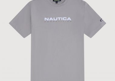 Nautica ανδρικό T-shirt με λογότυπο και graphic print στο πίσω μέρος 