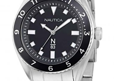 NAUTICA N83 Finn World - NAPFWF406, Silver case with Stainless Steel Bracelet - Nautica - 