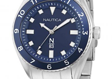NAUTICA N83 Finn World - NAPFWF407, Silver case with Stainless Steel Bracelet - Nautica - 