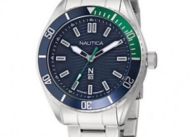 NAUTICA N83 Finn World - NAPFWS502, Silver case with Stainless Steel Bracelet - Nautica - 